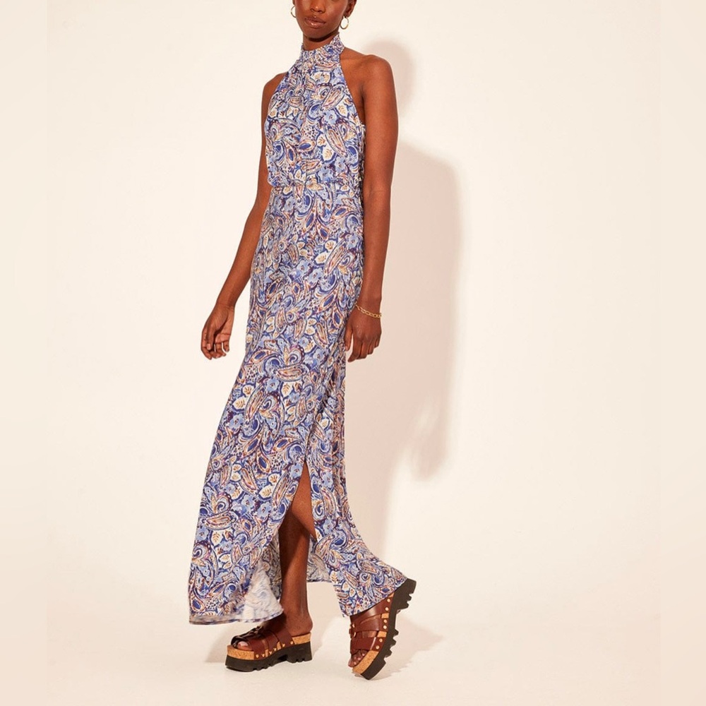 Kivari Dakota Watercolor Paisley Dress - Picture 3 of 8